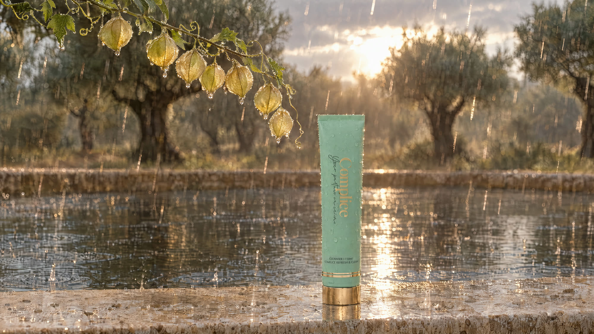 Cleanser, first rain